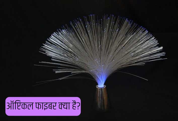 optical fiber in hindi